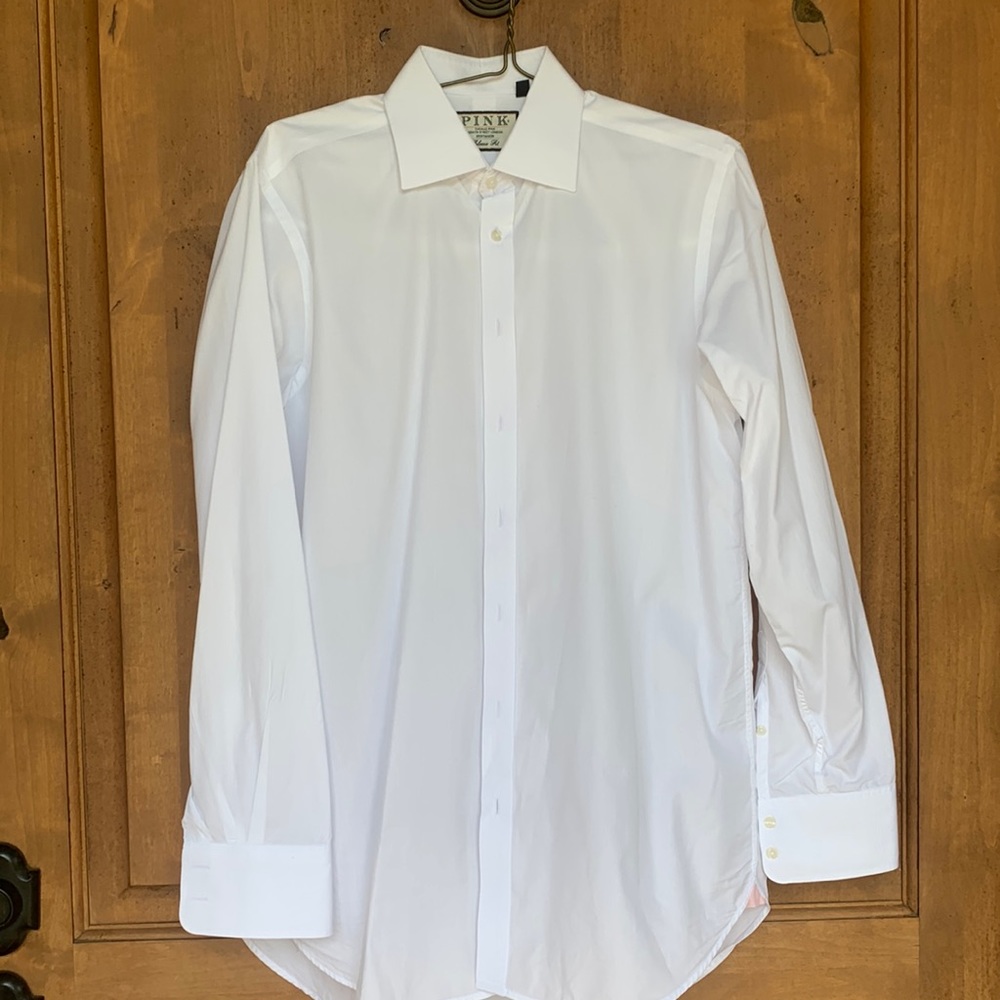 Men’s Thomas Pink Classic fit 15 1/2-36 NEW!
